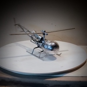 Teatojás helikopter - művészet - makett, modell - Meska.hu