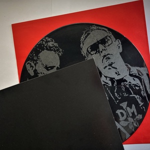 Depeche Mode bakelit kép - művészet - bakelit lemezek & kazetták - Meska.hu
