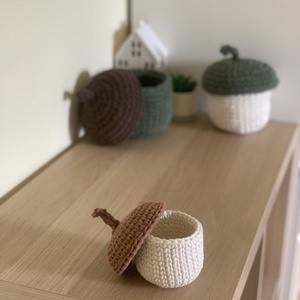 Mini makk tároló - otthon & életmód - tárolás & rendszerezés - tárolókosár - Meska.hu