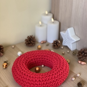 Horgolt koszorú alap - Meska.hu