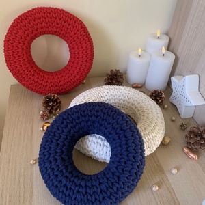 Horgolt koszorú alap - kellékek & szerszámok - dekorációs kellékek - koszorú, koszorúalap - Meska.hu