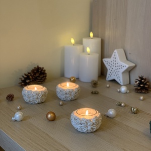 Mécsestartó, Otthon & Életmód, Gyertya, illat, aroma, Gyertyatartó, Horgolás, MESKA