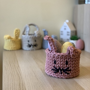 Nyuszi kosár - Meska.hu