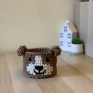 Kutyusos kosár - Meska.hu