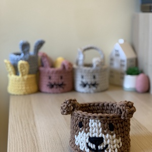 Kutyusos kosár - otthon & életmód - tárolás & rendszerezés - tárolókosár - Meska.hu