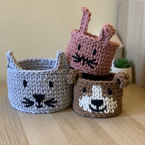 Kutyusos kosár - otthon & életmód - tárolás & rendszerezés - tárolókosár - Meska.hu