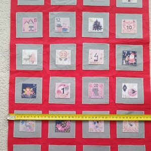 Filcből készült adventi naptár  - karácsony - adventi díszek - adventi naptár - Meska.hu