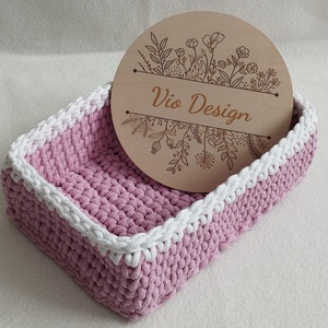 Babaszoba tárolók  - otthon & életmód - dekoráció - asztal és polc dekoráció - horgolt & csipketerítő - Meska.hu