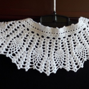 Horgolt gallér ananász mintával - ruha & divat - női ruha - póló, felső - Meska.hu