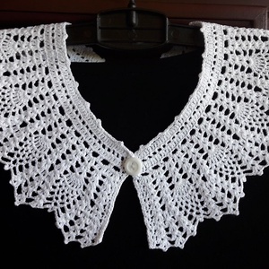 Horgolt gallér ananász mintával - ruha & divat - női ruha - póló, felső - Meska.hu