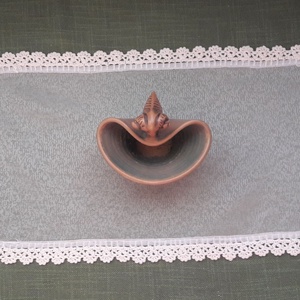 Vintage hatású kis terítő törtfehér(beige) színben - otthon & életmód - konyhafelszerelés, tálalás - Meska.hu