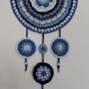 Mandala álomfogó/falikép horgolt, Otthon & Életmód, Dekoráció, Spiritualitás, Mandala, Horgolás, MESKA