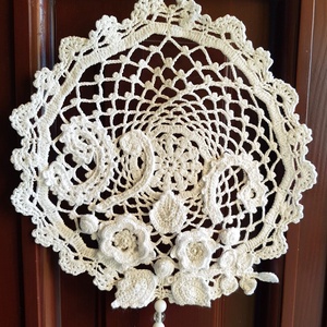 Mandala faldekoráció horgolt, Otthon & Életmód, Dekoráció, Spiritualitás, Mandala, Horgolás, Varrás, MESKA