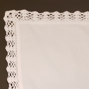 Asztalterírő/asztalközép horgolt széllel - otthon & életmód - konyhafelszerelés, tálalás - tálalás - terítő - Meska.hu