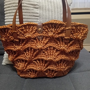 Polieszter zsinórfonalból horgolt táskais válltáska - táska & tok - kézitáska & válltáska - alkalmi táska - Meska.hu