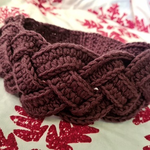 Horgolt fejpánt  - ruha & divat - sál, sapka, kendő - fejpánt - Meska.hu