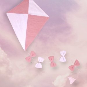 Fali dekoráció papírsárkány , Baba - mama, Babaszoba dekoráció, Babaszoba füzér, girland , Varrás, MESKA