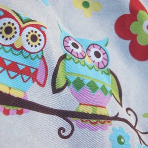 Baglyos hosszú fülű bevásárlótáska - táska & tok - bevásárlás & shopper táska - shopper, textiltáska, szatyor - Meska.hu