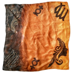 Szűz csillagjegyes selyemkendő - ruha & divat - sál, sapka, kendő - kendő - Meska.hu