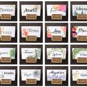 tartó ültetőkártyához parafadugóból - esküvő - dekoráció - asztaldísz - Meska.hu