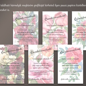 Pausz esküvői meghívó nyuszikkal - esküvő - meghívó & kártya - meghívó - Meska.hu