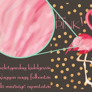 Flamingó kép - otthon & életmód - Meska.hu
