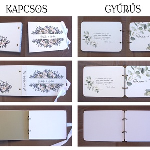 Album, vendégkönyv, emlékkönyv levendulával - esküvő - emlék & ajándék - vendégkönyv - Meska.hu