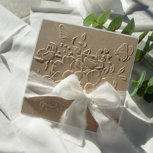 3D domborított esküvői meghívó, Esküvő, Meghívó & Kártya, Meghívó, Fotó, grafika, rajz, illusztráció, MESKA