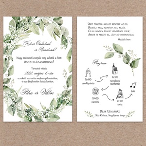 Lézervágott kraft esküvői meghívó - esküvő - meghívó & kártya - meghívó - Meska.hu