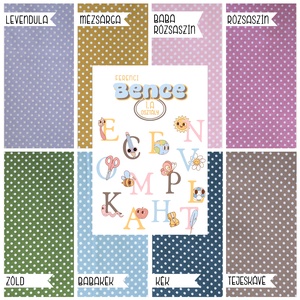 Iskolai kincsesdoboz ABC-s - baba - mama - babaemlékek - baba emlékőrző - Meska.hu