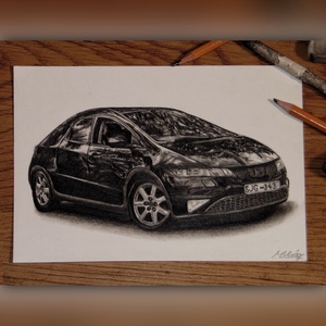 Jármű szén és grafit rajz háttér nélkül (háttérrel kérj árajánlatot!) - művészet - grafika & illusztráció - ceruzarajz - Meska.hu
