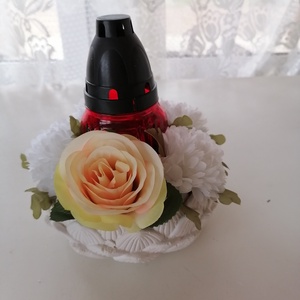 Kegyeleti sírdísz - otthon & életmód - vallás - temetkezési tárgy - Meska.hu