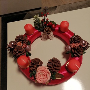 Adventi koszorú - Meska.hu