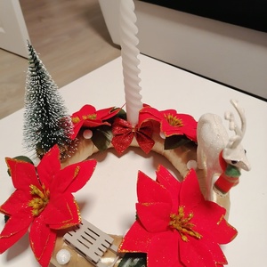 Asztaldísz - karácsony - adventi díszek - adventi asztaldísz - Meska.hu