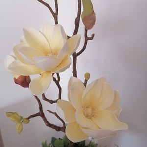 Mangólia - otthon & életmód - virágdekoráció - virágdíszek - virágdísz kaspóban - Meska.hu