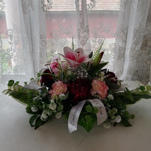 Sírdísz, Otthon & Életmód, Vallás, Temetkezési tárgy, Sírdísz, kegyeleti dísz, Virágkötés, MESKA