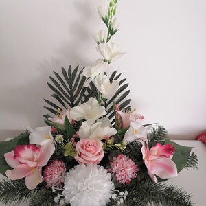 Sírtál, Otthon & Életmód, Vallás, Temetkezési tárgy, Sírdísz, kegyeleti dísz, Virágkötés, MESKA