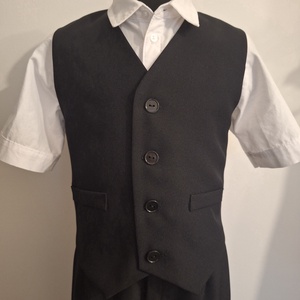 Szövet mellény - ruha & divat - gyerekruha - gyerek mellény - Meska.hu