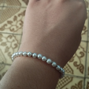 Csomózott gyöngy karkötő 01 - ékszer - gyűrű - többköves gyűrű - Meska.hu