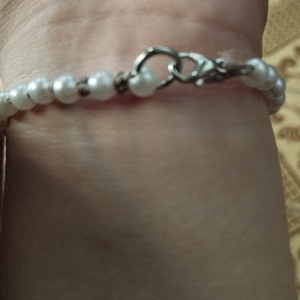 Csomózott gyöngy karkötő 01 - ékszer - gyűrű - többköves gyűrű - Meska.hu