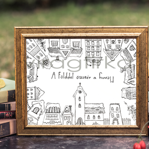 Karácsonyi városka - Print - Meska.hu