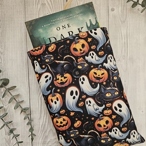 Halloween mintás könyvtok - könyv & zene - könyvtok - Meska.hu