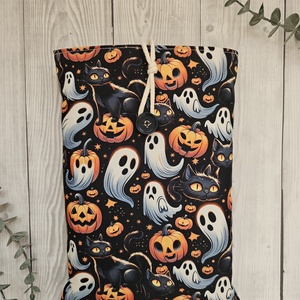 Halloween mintás könyvtok - Meska.hu