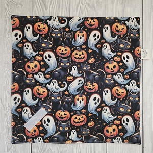 Halloween mintás újraszalvéta - táska & tok - uzsonna- & ebéd tartó - szendvics csomagoló - Meska.hu