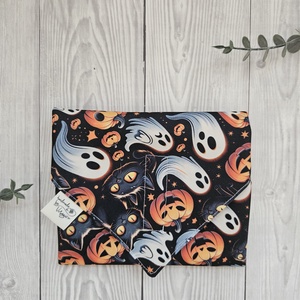 Halloween mintás újraszalvéta - táska & tok - uzsonna- & ebéd tartó - szendvics csomagoló - Meska.hu