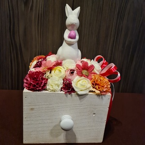 Húsvéti asztaldísz fiókban - otthon & életmód - dekoráció - asztal és polc dekoráció - asztaldísz - Meska.hu