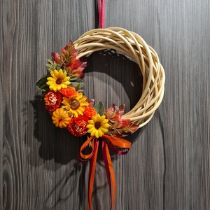 Kopogtató natúr vessző alapon - Meska.hu