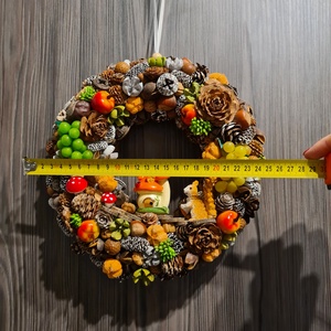 Őszi termés kopogtató ajtódísz - otthon & életmód - dekoráció - ajtó- és ablak dekoráció - ajtódísz & kopogtató - Meska.hu