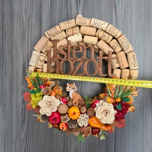 Őszi kopogtató ajtódísz - otthon & életmód - dekoráció - ajtó- és ablak dekoráció - ajtódísz & kopogtató - Meska.hu