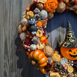 Őszi kopogtató ajtódísz - otthon & életmód - dekoráció - ajtó- és ablak dekoráció - ajtódísz & kopogtató - Meska.hu